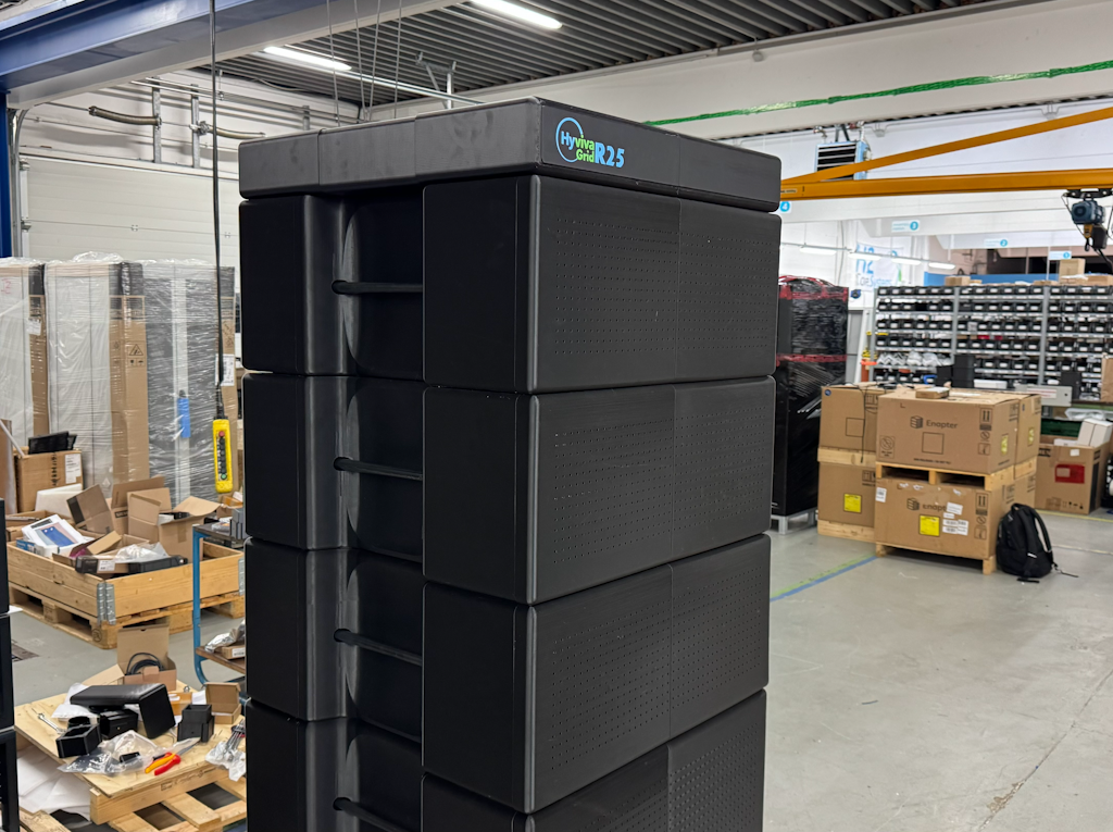 HyvivaGrid tower at our EU manufacturing facility